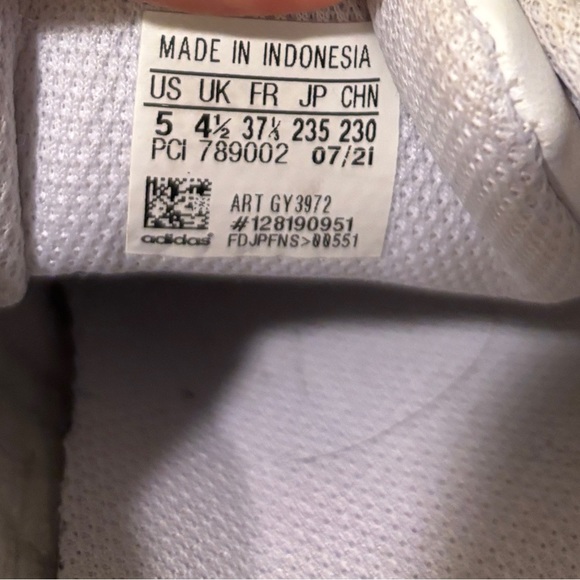 Adidas Superstar Sneakers Shoes Men's US 5 UK 4.5 EU 37.5 White Black women 7​ - Picture 7 of 7